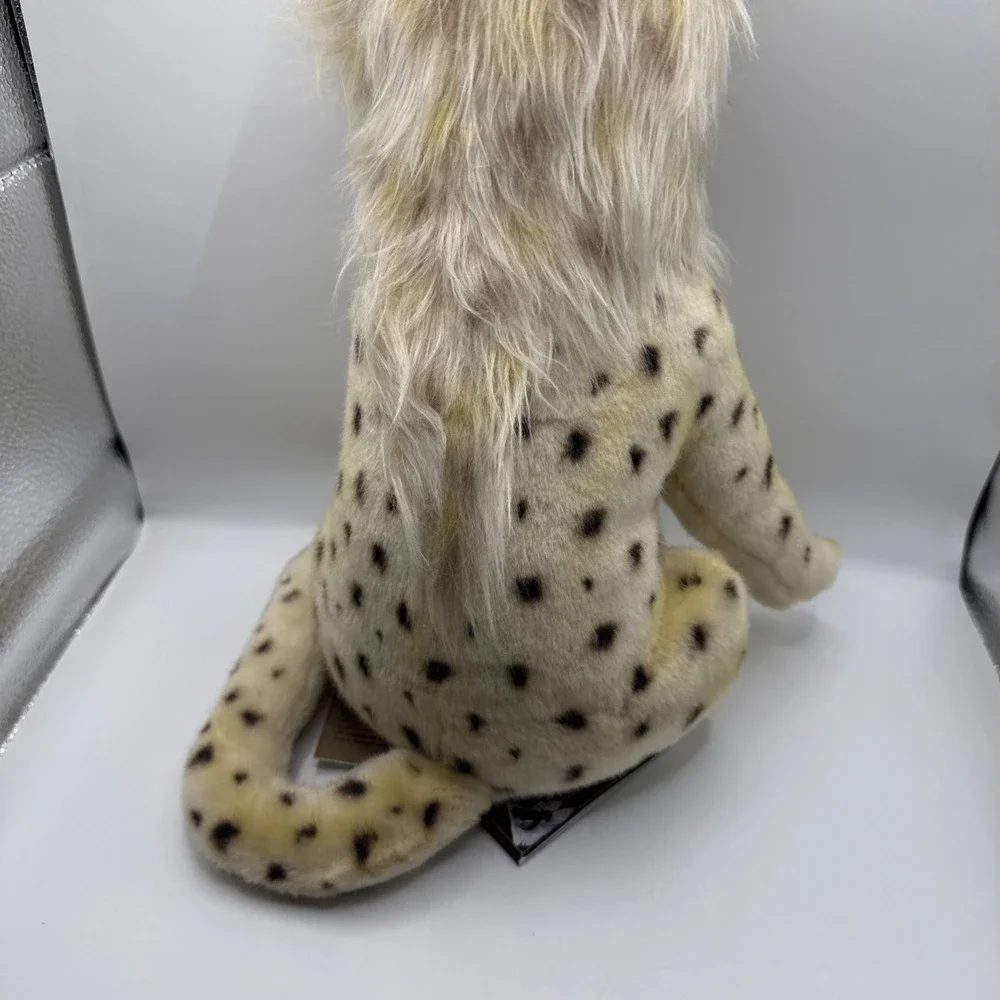 VTG Realistic Hansa Cheetah Cub Sitting‎ Stuffed Animal Toy Plush Art  With Tag